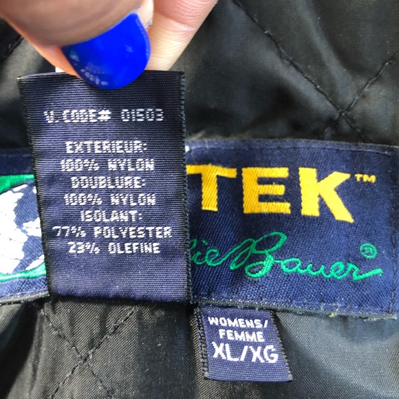 EBTEK Jacket Indigo Blue Women’s XL the zipper has a slight catch at the bottom - Picture 4 of 12